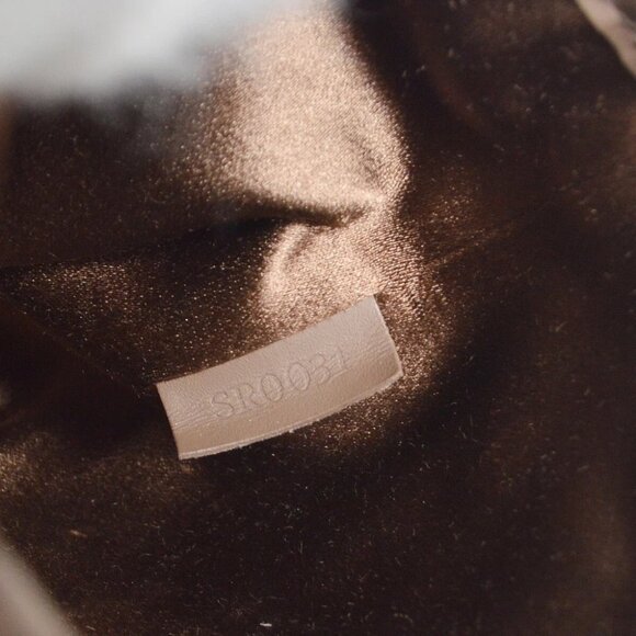 Louis Vuitton Little Bucket Handbag Gray Monogram Satin M92145 SR0031 160621 - Picture 4 of 7